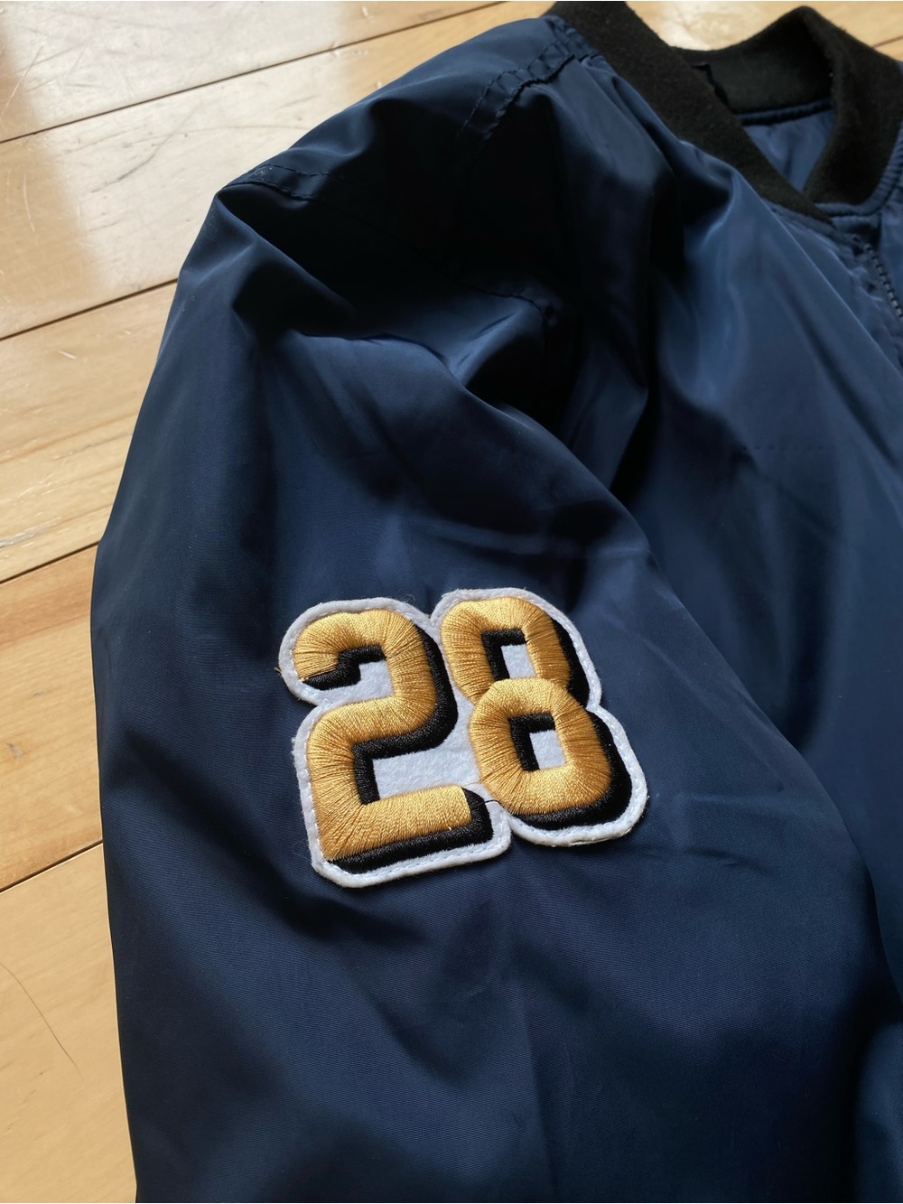 Route 66 Navy Jacket with Black Trim - Picture 8 of 12